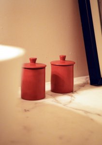 sienna storage pots