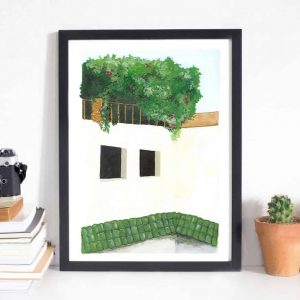 marrakech riad wall art