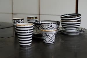 Chabi Chic black white ceramics