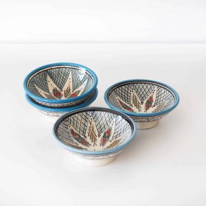 blue ceramic safi bowls