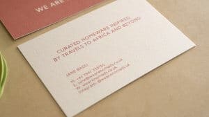 we are nomads business card