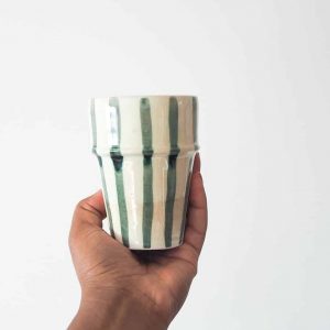 ceramic green cup