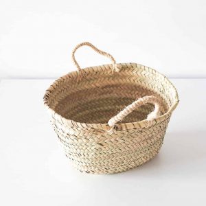 oval moroccan basket