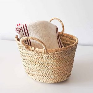 oval basket home storage