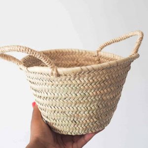 small round basket