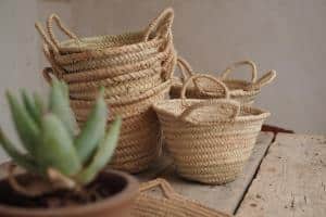 woven storage baskets
