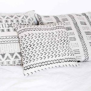 small mudcloth cushion