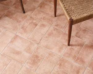 terracotta tiled floor