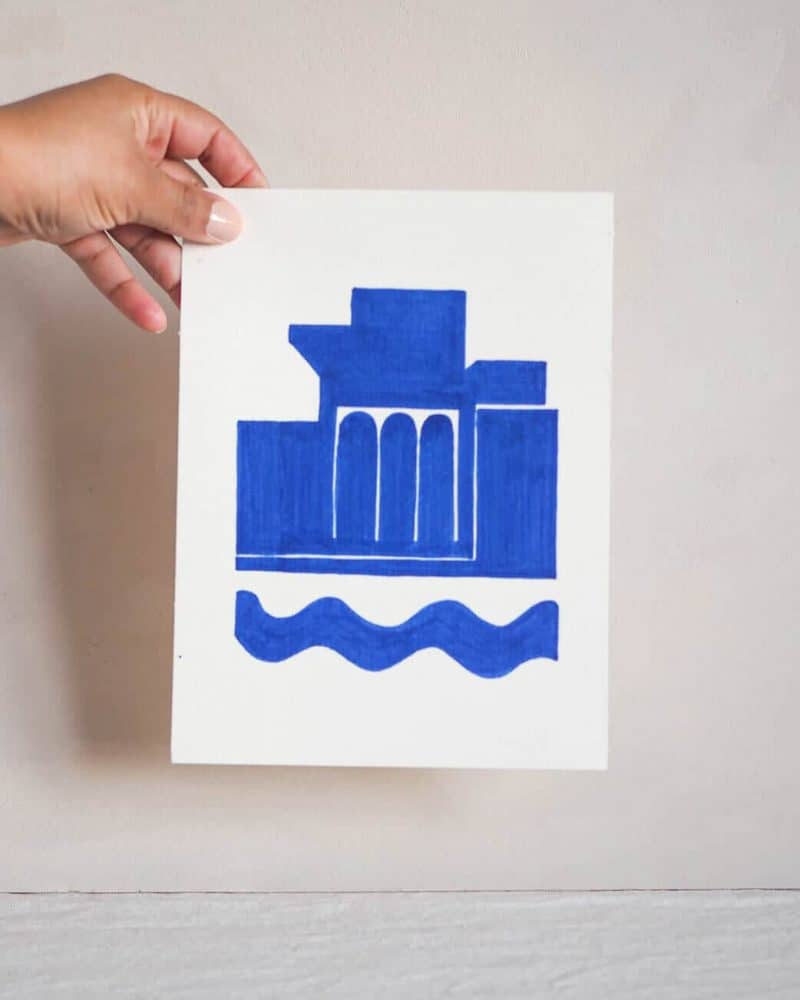 majorelle artwork for walls