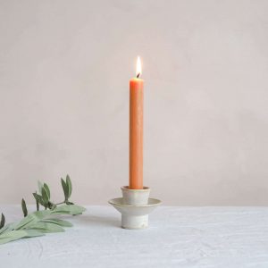 signal lit terracotta dinner candle we are nomads