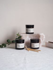 mini candle gift set made in London inspired by Nigeria we are nomads