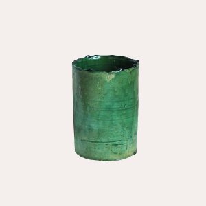 green tamegroute moroccan small vase