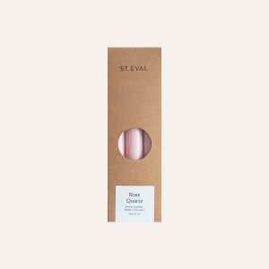 6 pack of pink tall dinner candles from St Eval made in Cornwall