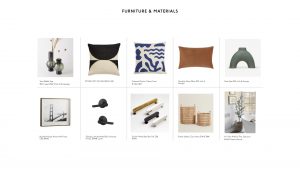 homeware shopping list for an interior design project in austin, texas