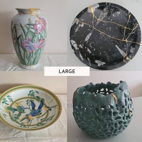 Large kintsugi repair Large kintsugi repair